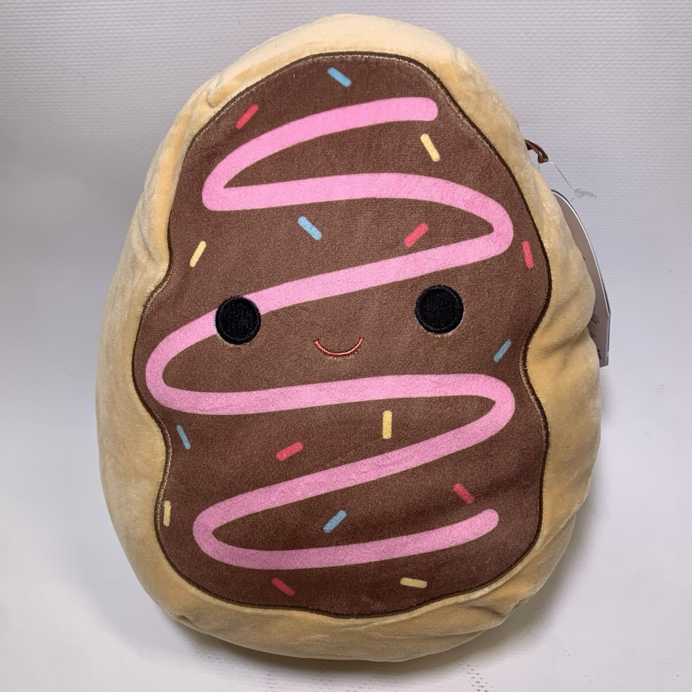 Squishmallows Deja Donut Chocolate Pink Frosting W/Sprinkles 8" NWT